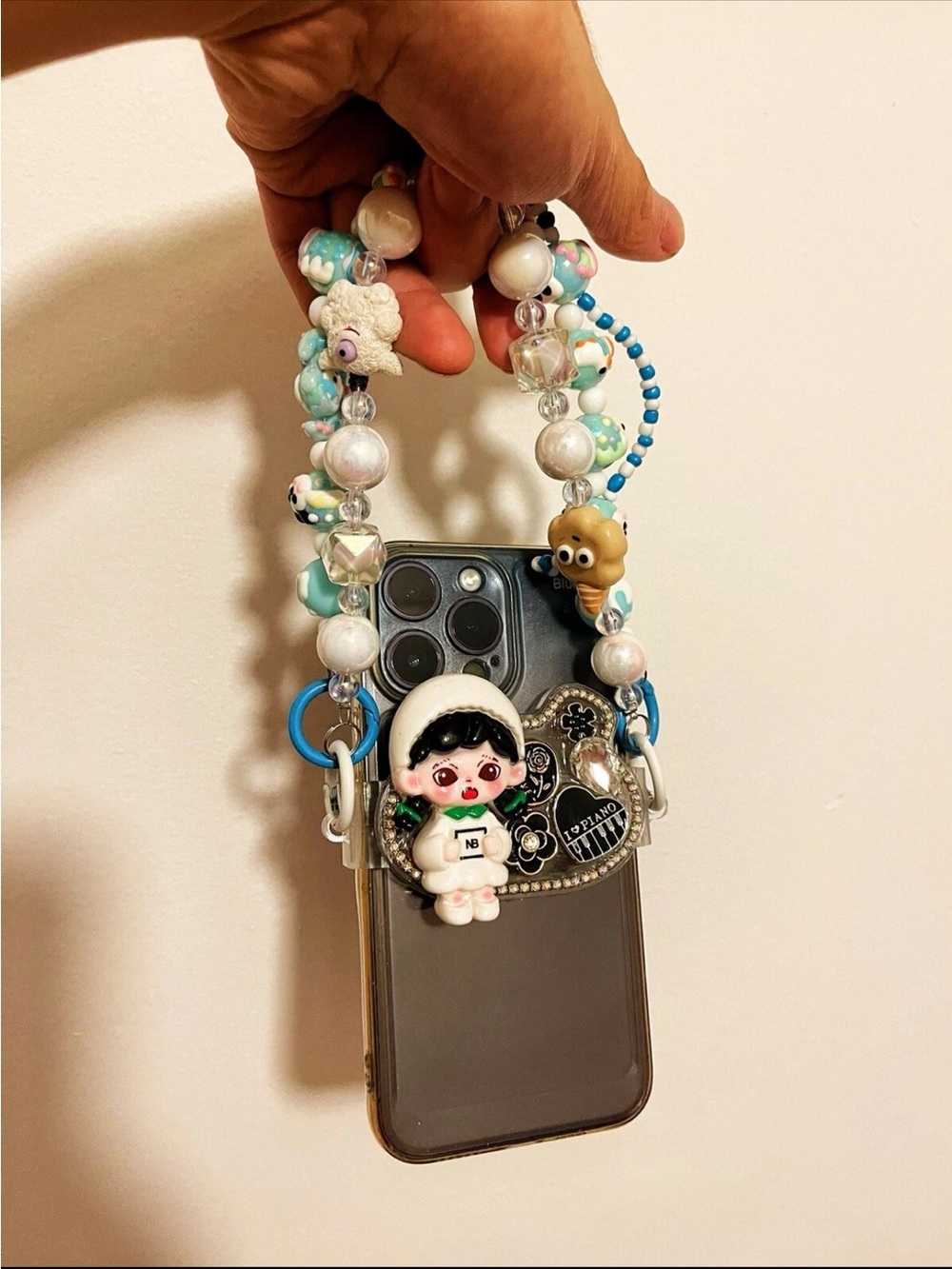 Miniso For iPhone Cute Phone Holder Case Iphone Chain